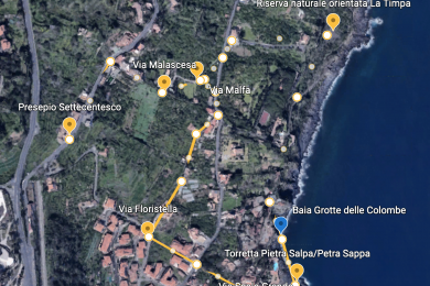 mappa intinerario naturalistico - Ecomuseo